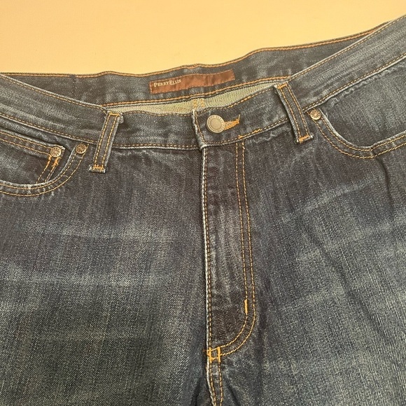 Perry Ellis Mens Jeans Premium Denim 36x32 Straight Classic Leg Dark Wash (C1) - Picture 3 of 8